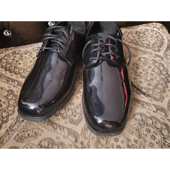 VANGELO 10 W Men Dress Shoe TAB and Tux Oxford Formal Tuxedo
